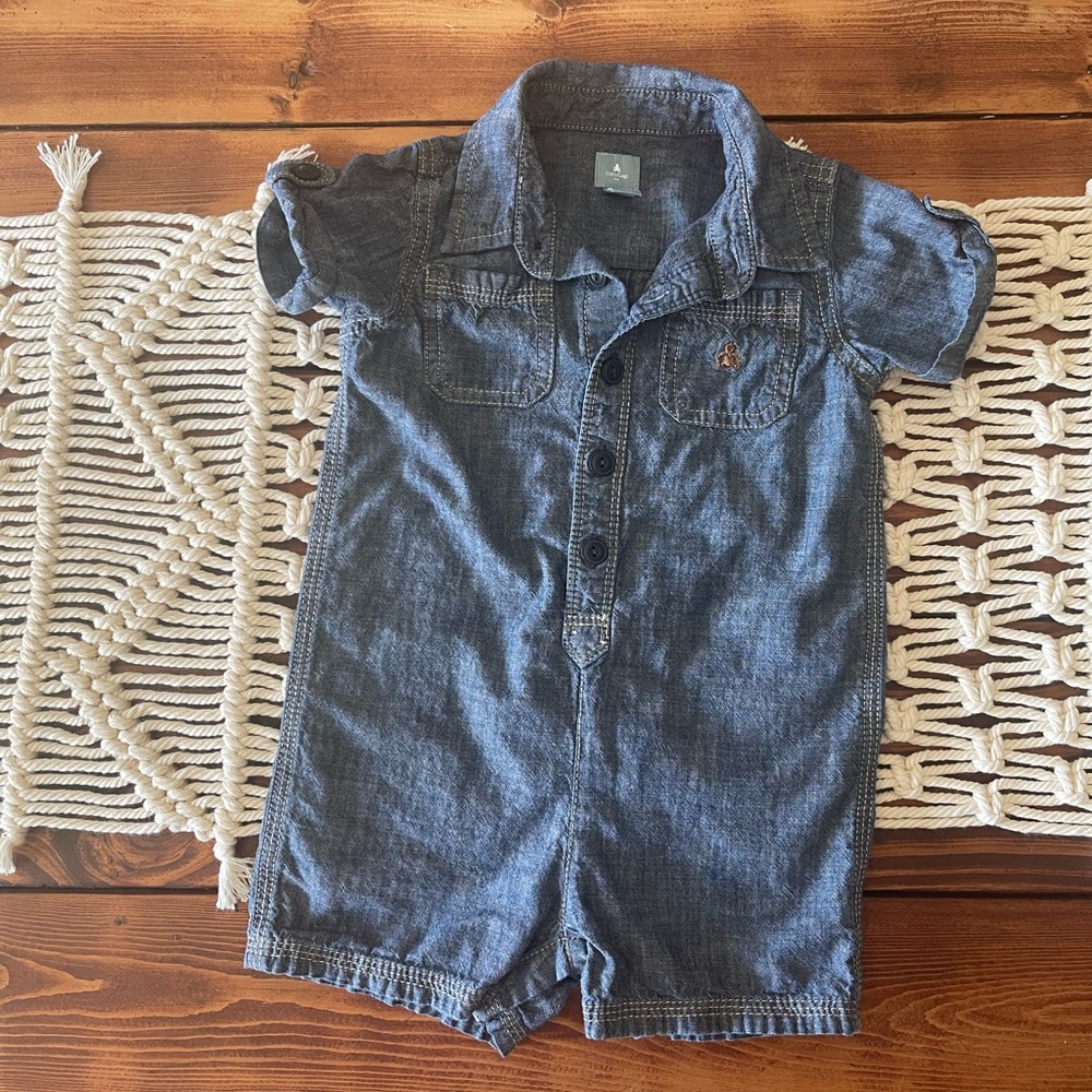 Baby Gap Denim Romper